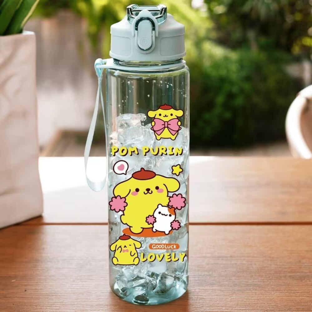 #POM-634 PomPom Water Bottle